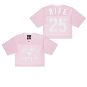 Matt Rife Official Merch Hot Girls Cropped Pink Jersey XL